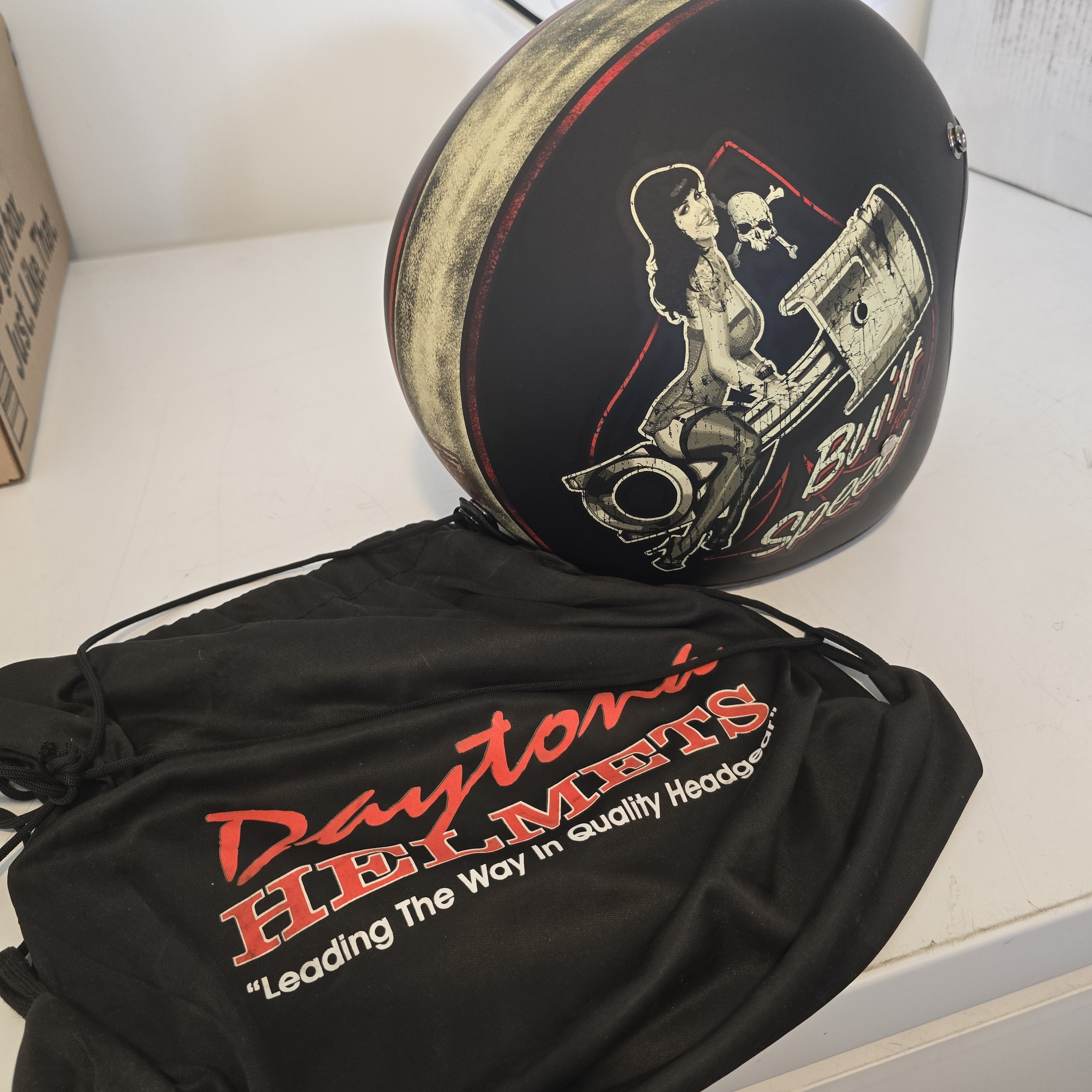 Daytona Helmets Black Bullet Speed Hat